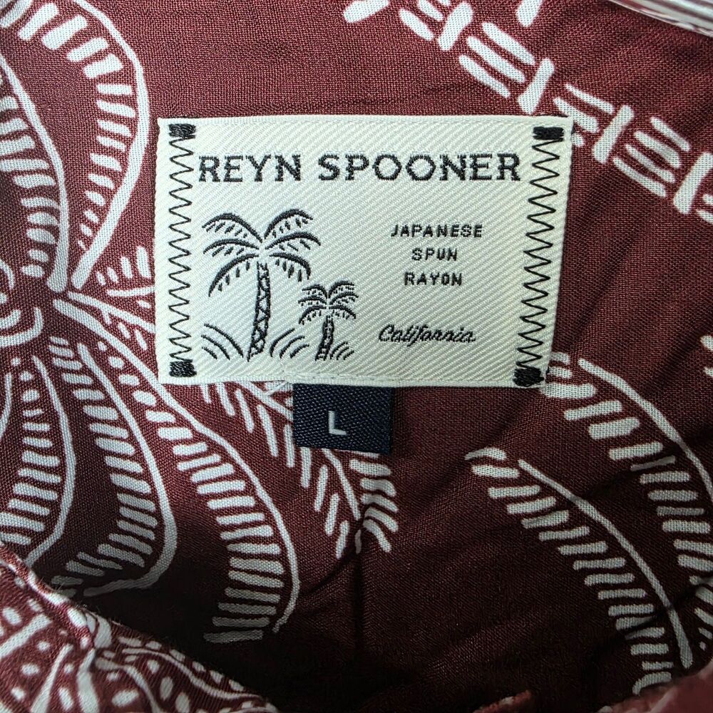 Reyn Spooner Men's Loulu Rayon Camp Shirt Size 2XL - Picture 3 of 9